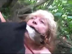 Granny raped in a park